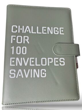 Envelope Saving Challenge Wallet - Sage Green